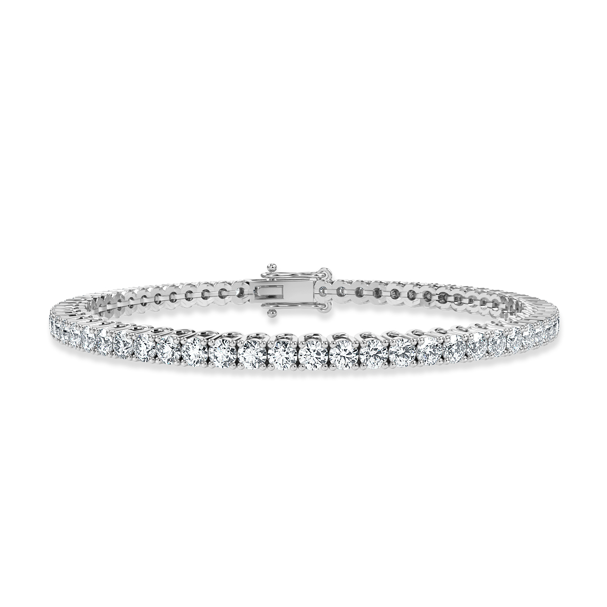 8 CT TW Certified LabCreated Diamond Tennis Bracelet in 10K White Gold  II1  725  Zales Outlet